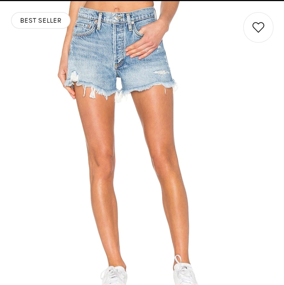 Agolde Parker Vintage Cut Off Short in Swapmeet